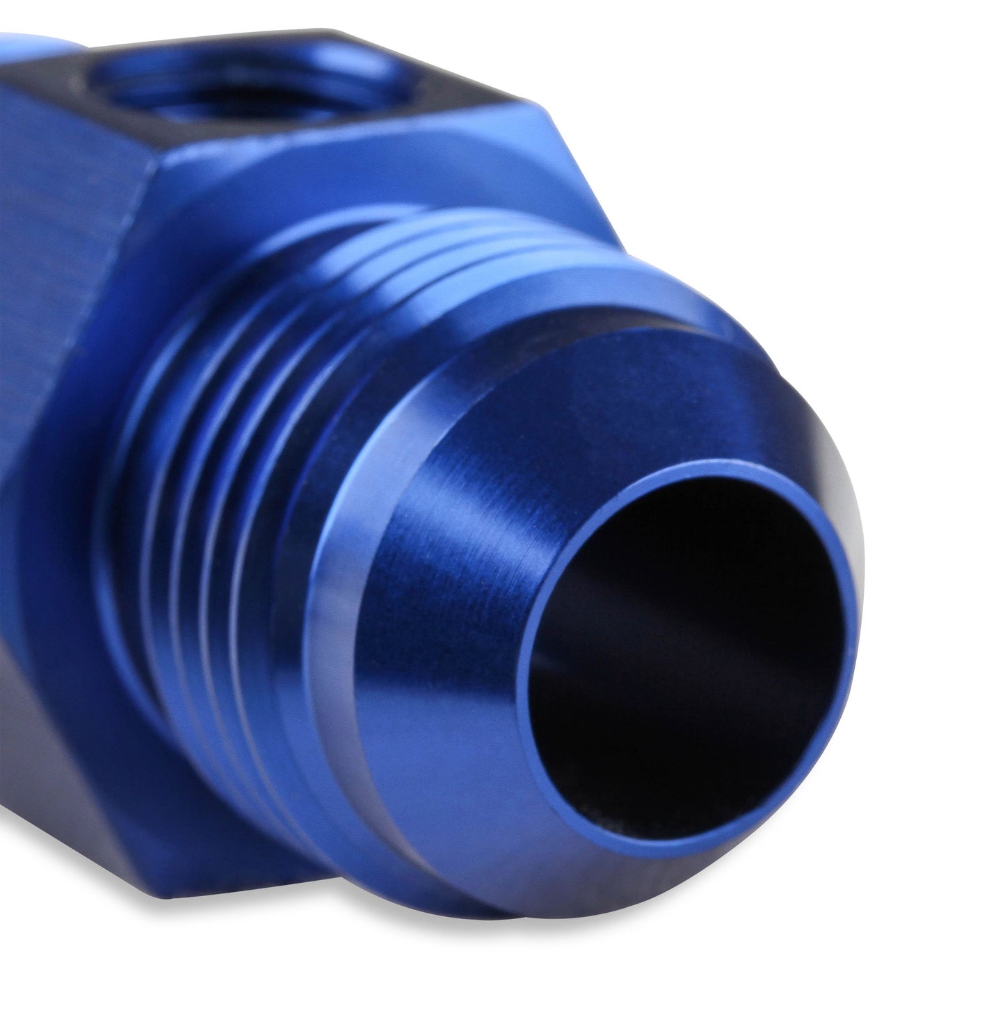 Mr. Gasket 400196 - 8an Male Union With Gauge Port -8an Inline Fuel Pressure 1/8 NPT