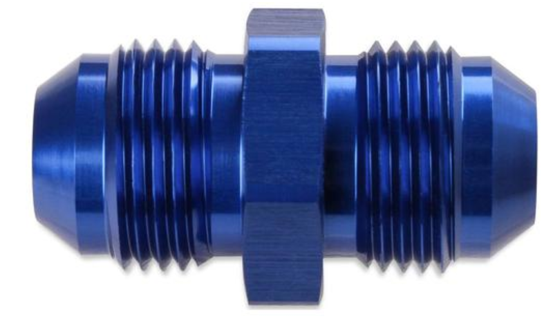 MR. GASKET -12 AN MALE UNION - BLUE